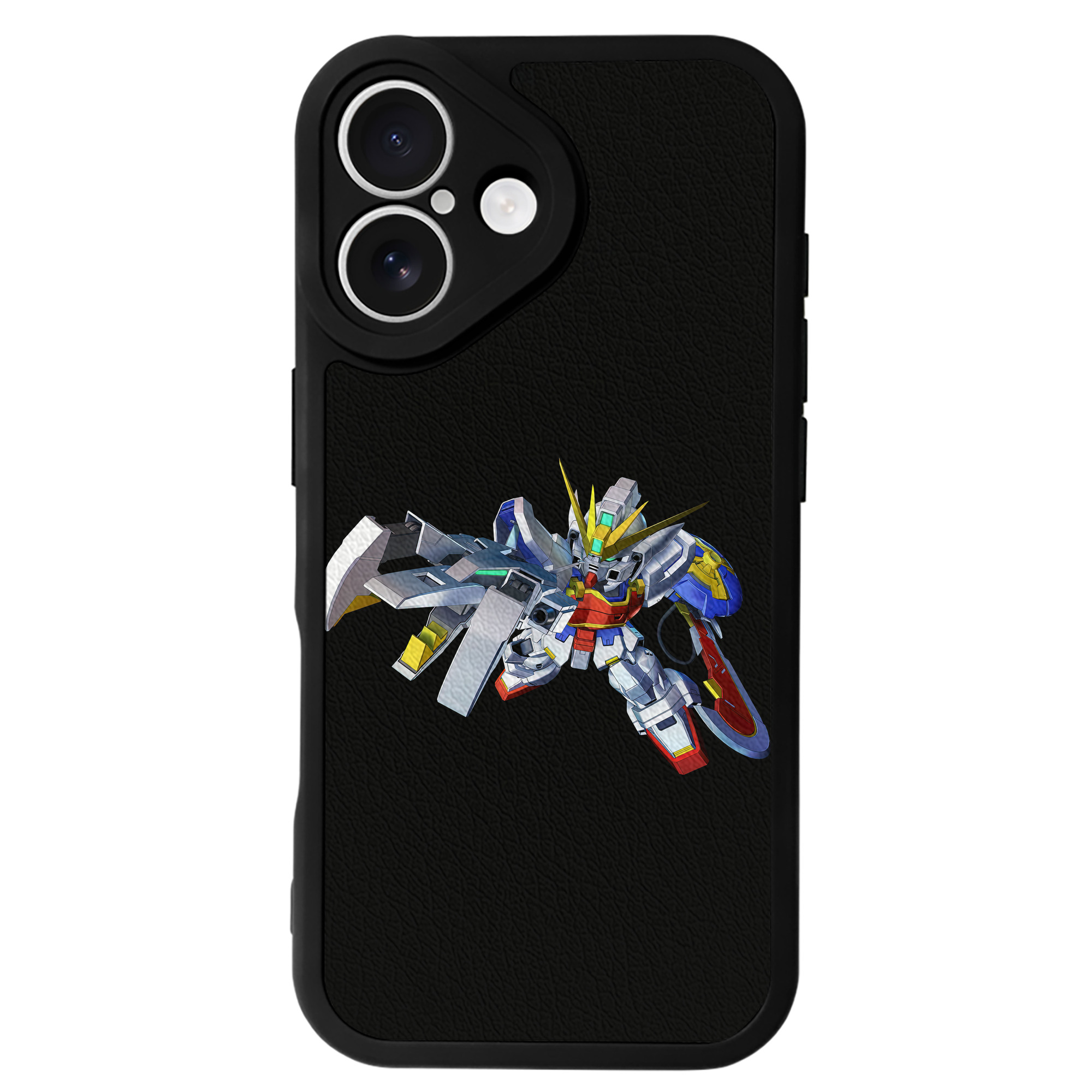 （画像用） 機動戦士ガンダム Mobile Suit Gundam 【iPhone 16シリーズ対応】シリコンスマホケース（レザー調） 材質：シリコン